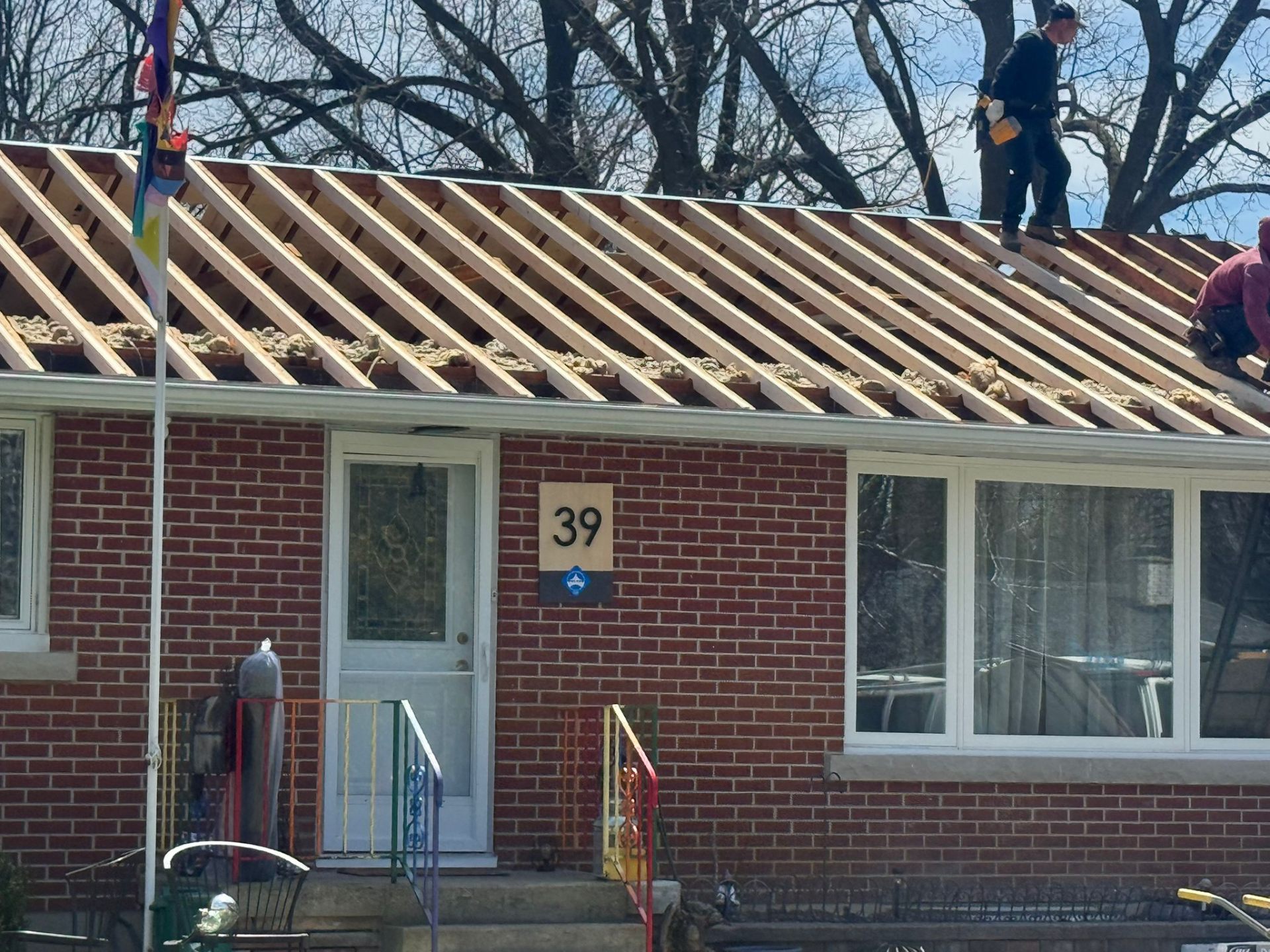 A reroofing project featured by Lakeside Family Roofing